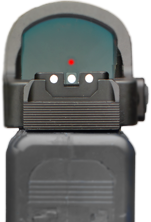 Conjunto de miras semi-ajustables Walther PDP Optics Ready | con puntos blancos 